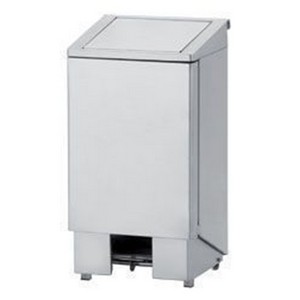 Poubelle Inox avec Couvercle à Pédale 120 L